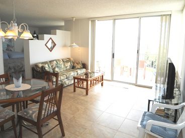 Living Room with Flat Screen TV