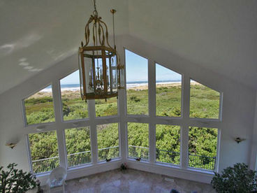 Great views of the Pacific Ocean throughout the home.