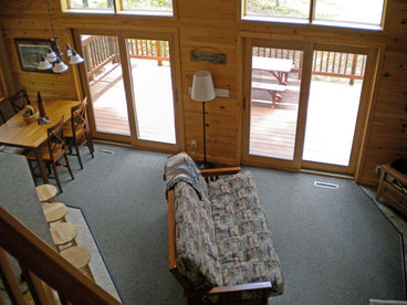 View of living room area