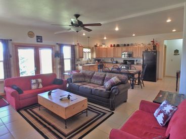 Lower Level Queen, Full, & Twin Sleeper Sofas; Large Kitchen and Dining; Laundry Room