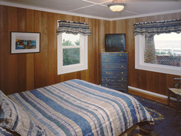 Master bedroom overlooking the Monterey Bay