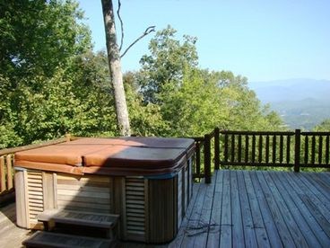 Hot Tub on the Deck, an Outdoor Fireplace, and a  Screened Porch