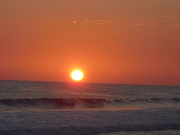 A beautiful sunset shot from the patio.