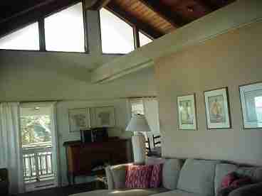High vaulted ceilings