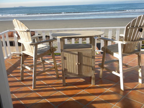 Looking from the master bedroom onto its deck.