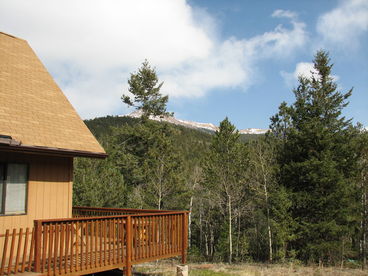 Mountain view from deck