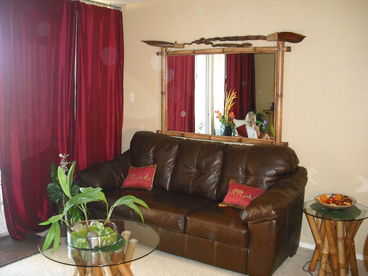 Living Room - These gorgeous ruby red black out curtains will appeal to those who don\'t like the sun to shine in during the morning hours