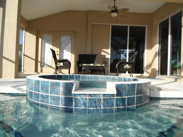 Pool and sitting area