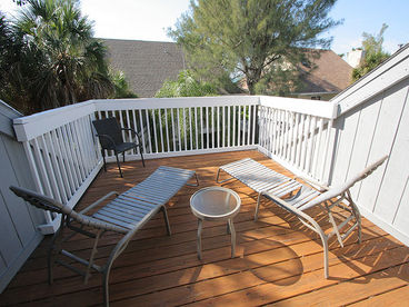 Master bedroom deck from Sunset Captiva #8