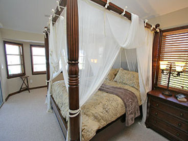 Master bedroom with views of the Gulf of Mexico.