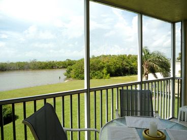 Screened Lanai facing the Beach