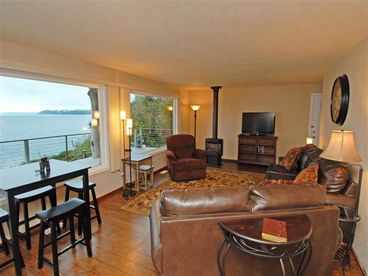 Living room with Views of the Hood Canal