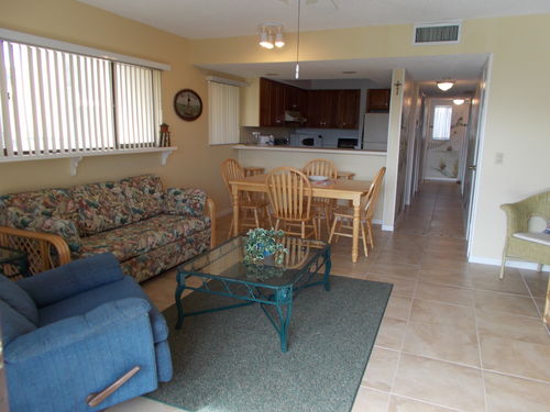 Living Area with view of ocean