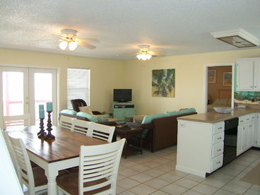 Living Area, A Gift by the Sea Pristine Properties Vacation Rentals