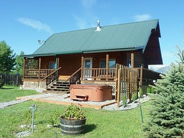 The home is right on the banks of the Yellowstone River