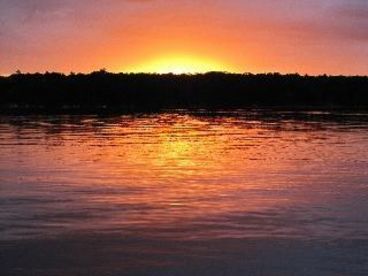 Sun set on Bear Lake