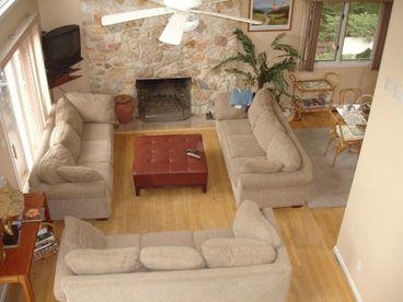 Cathedral Ceiling Living & Dining Area
