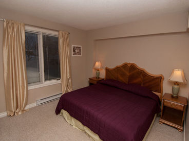 Main floor bedroom with King bed