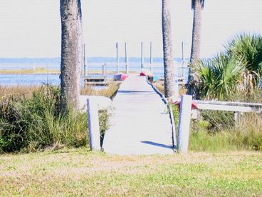 Dock shared with other Scallop Cove Cottages