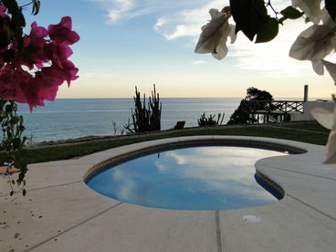 Pool overlooking the ocean