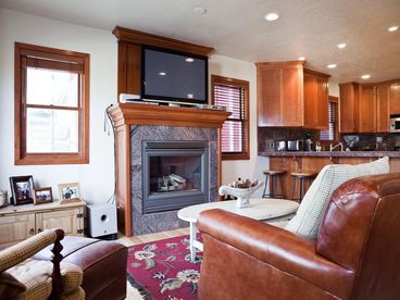 View from Living Room into Kitchen