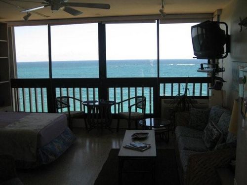 Oceanview from inside Apartment 8B