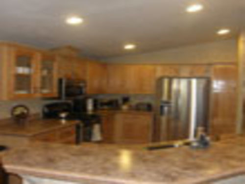 Great Kitchen that opens to living room and dining area