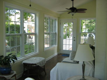 Air conditioned sun porch