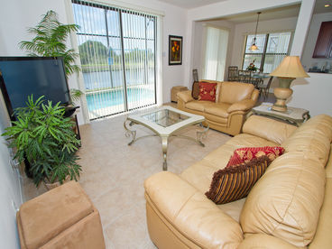 50 inch high definition TV, next to private pool & fully kitchen