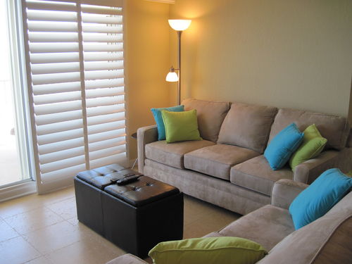 Ormond Beach Oceanfront Living Room