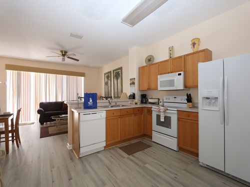 Open plan living area