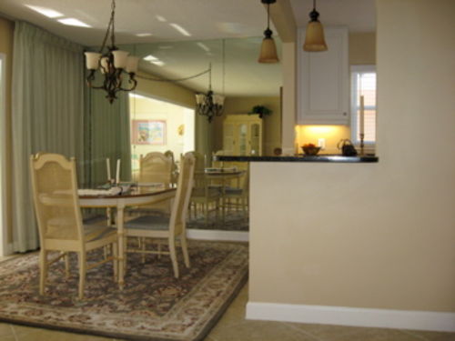 Dining area off the kitchen.