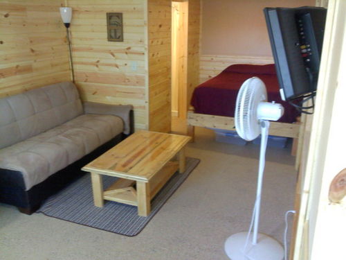 inside one of the cabins
