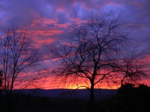 Sunrise from balcony off Master Bedroom