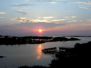 Our Cedar Key Florida Vacation rental has the most incredible views from the balcony.