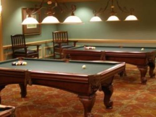 Billards room at the club house