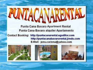 for more informaton visit my website : puntacanarental.egoditor.com
or e-mail:  jens.corinna@yahoo.com