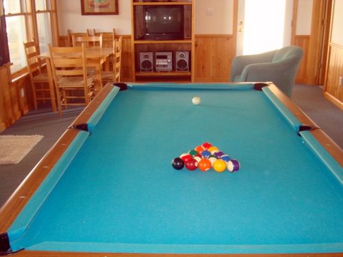Pool Table in the Rec Room