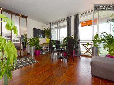 Beautiful Flat  near Paris ,  60M2,75M2 Terrace