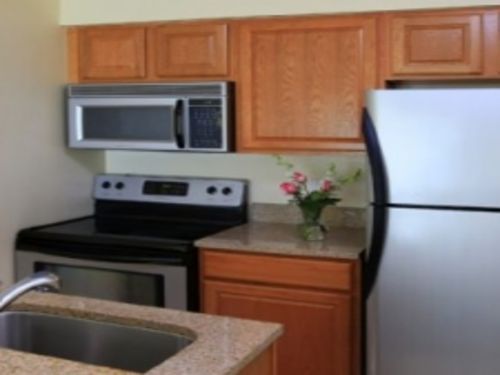 Kitchen with full sized appliances