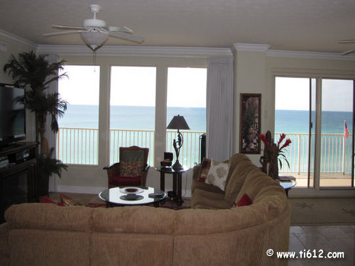 View of the Gulf of Mexico and Beach from our Great Room