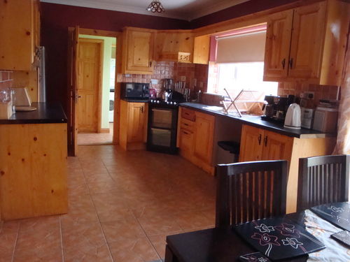 Kitchen with everything you need for a home cooked meal, plus a Dining Room table with seating for 6