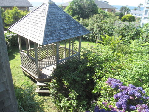 Gazebo in the large yard