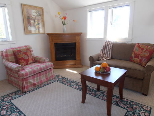 Living Area With Fireplace