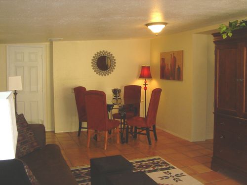 Dining area off living room
