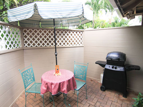 Private Lanai with BBQ