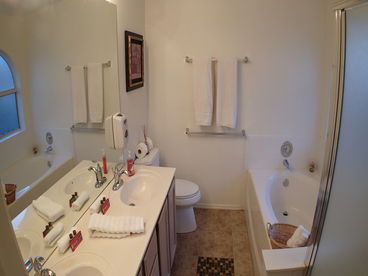 Beautiful bathrooms - with soaking tubs and master has walk in shower