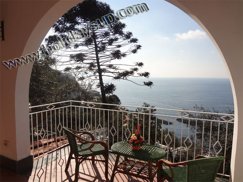 terrace at villa located in sorrento coast