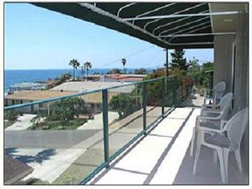 Listen to the sound of the ocean while relaxing on the upstair ocean view deck,