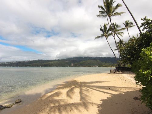 Beach in Hawaii Kai.  Amazing sunset views